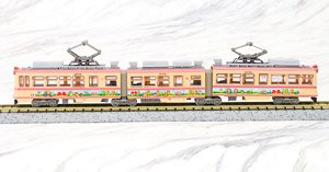 The Railway Collection Hiroshima Electric Railway Type 3000 #3008 (Advertisement Train) (Model Train)