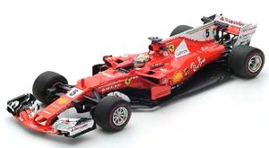 Scuderia Ferrari SF70H Winner Monaco GP 2017 Sebastian Vettel (ミニカー)