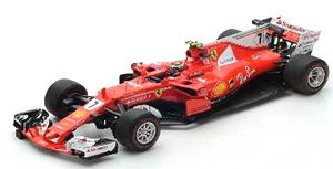 Scuderia Ferrari SF70H 2nd Place Monaco GP 2017 Kimi Raikkonen (ミニカー)