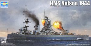イギリス海軍 戦艦 HMS ネルソン 1944 (プラモデル)