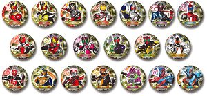 KR-07 仮面ライダー 缶バッジコレクション 12個セット (キャラクターグッズ)