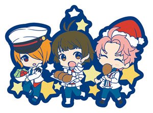 THE IDOLM@STER SideM トイズワークスコレクションにいてんごしすたぁず Xmas ラバーストラップ F-LAGS (キャラクターグッズ)