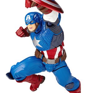 Figure Complex Amazing Yamaguchi No.007 Captain America (Completed)