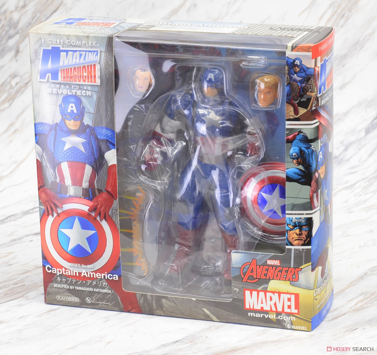 Figure Complex Amazing Yamaguchi No.007 Captain America (Completed) Package1