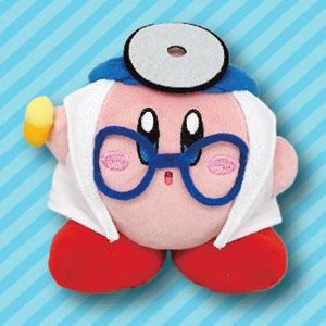 Kirby`s Dream Land Plush KP24 Doctor Kirby (Anime Toy)