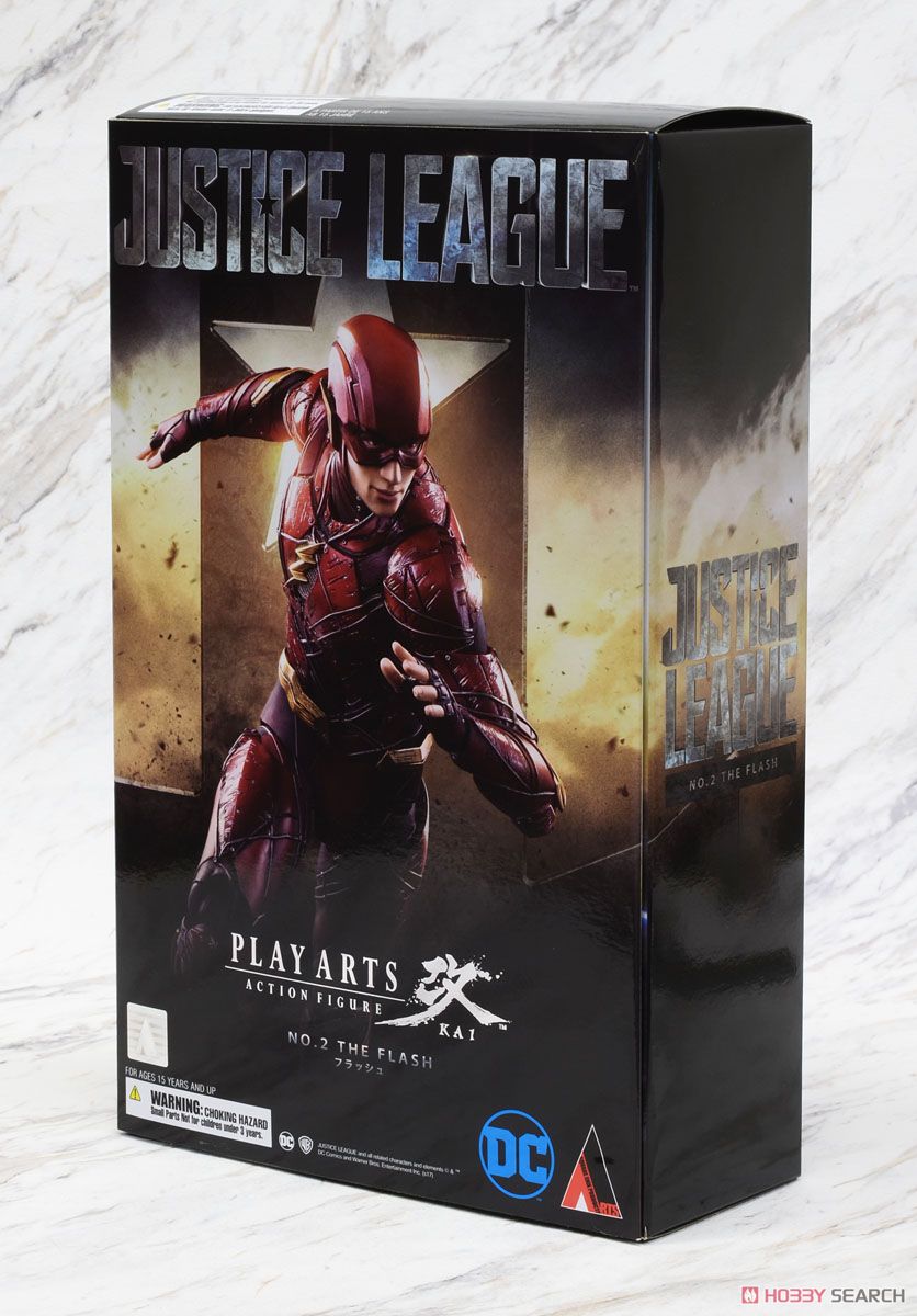 Justice League Play Arts Kai Flash (Completed) Package1