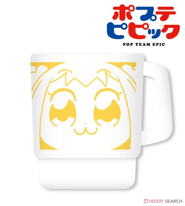 Pop Team Epic Face Stacking Mug Cup (Popuko) (Anime Toy) Item picture1
