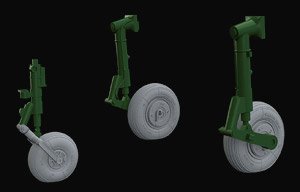 L-29 Wheels (for AMK/Eduard) (Plastic model)