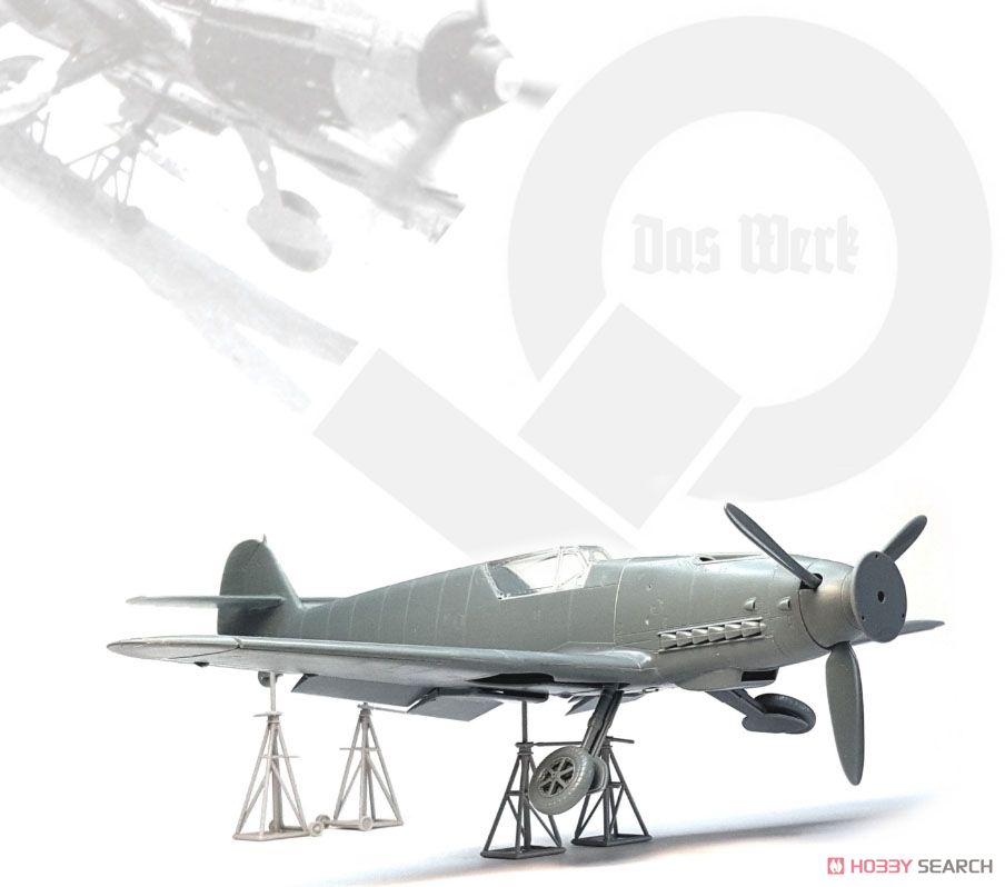 ドイツ空軍 ジャッキスタンド& 木挽き台セット(ダブル版) (プラモデル) その他の画像3