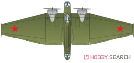 カリーニンK-12 試作無尾翼爆撃機 (プラモデル) 塗装3