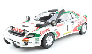 トヨタ セリカ GT-FOUR (ST185) カストロール 1993 No.1 サファリラリー ウィナー (J.カンクネン) (ミニカー)