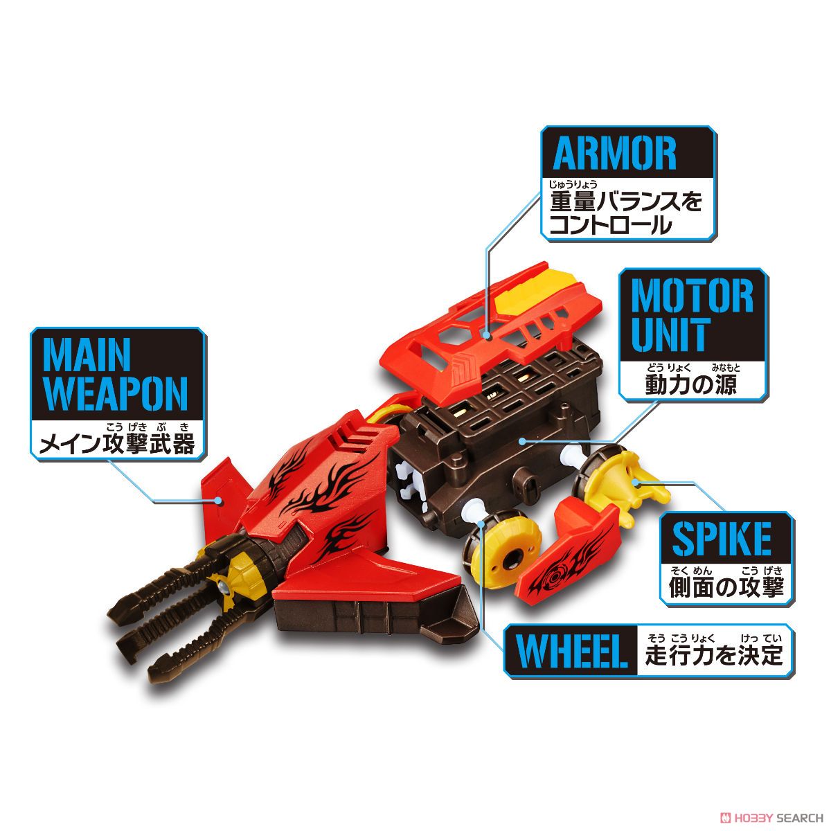Cyclone Hawk (Frame Red) (Active Toy) Item picture4