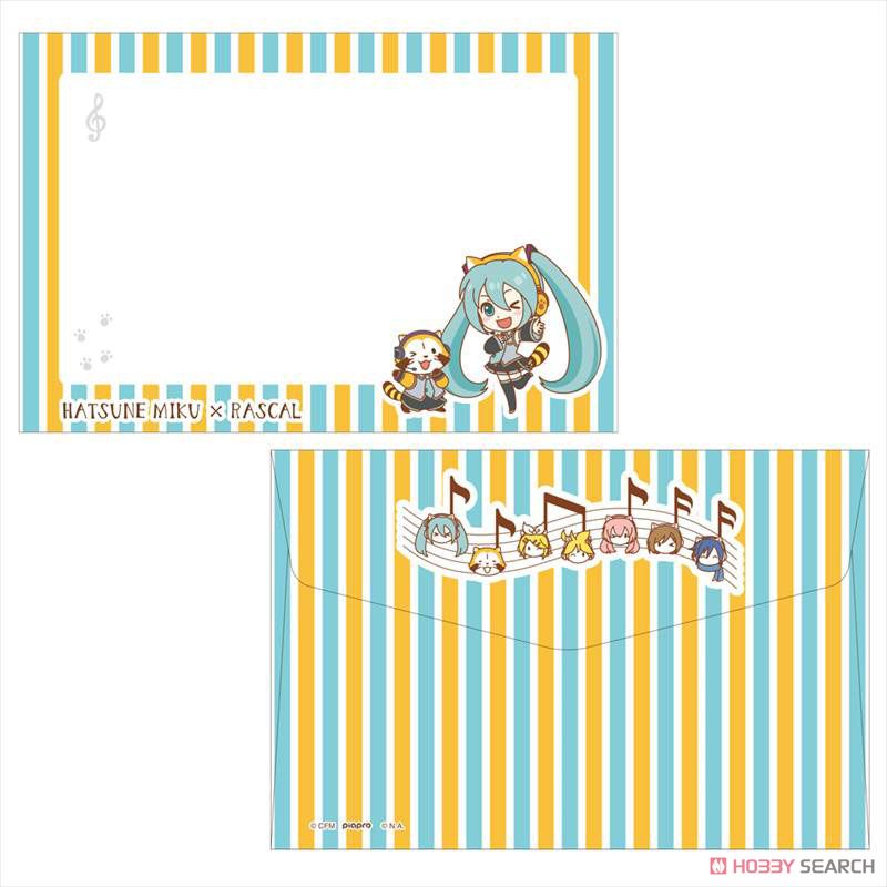 Hatsune Miku x Rascal Letter Set (Anime Toy) Item picture1