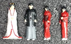 (1/100) Wedding Kimono - 1 (4 Pieces) (Model Train)