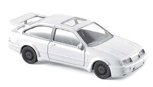 Ford Sierra RS Cosworth1986 White (Set of 4) (Diecast Car)