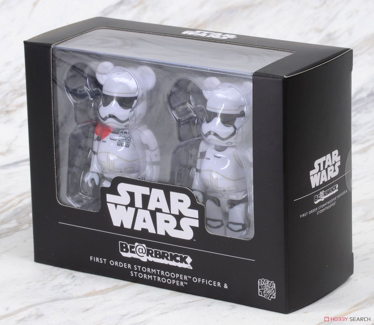 FIRST ORDER STORMTROOPER OFFICER & FIRST ORDER STORMTROOPER BE@RBRICK STAR WARS(TM) 2PACK (完成品) パッケージ1