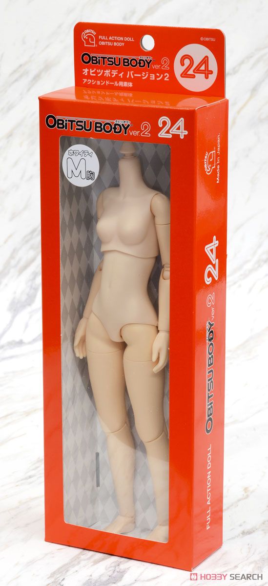24cm Female Body Bust Size M New style (Whity) (Fashion Doll) パッケージ1
