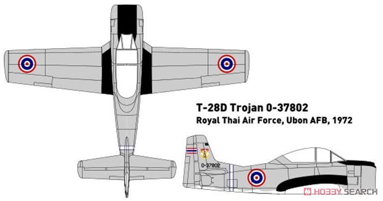 N.A.T-28D トロージャン タイ空軍 (プラモデル) その他の画像1