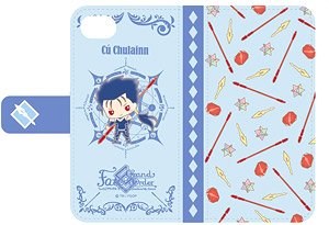 Fate/Grand Order 【Design produced by Sanrio】 手帳型iPhoneケース (6,6s,7,8対応) クー・フーリン (キャラクターグッズ)