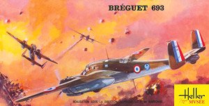 WW.II フランス軍 ブレゲー 693/2 攻撃機 (プラモデル)