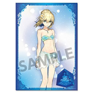 Fate/Extella A3 Clear Poster Altria Pendragon [Resort Vacance] (Anime Toy)