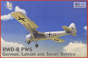 ポーランド複座練習機RWD-8 PWS・ドイツ・ラトビア・ソ連軍仕様 (プラモデル)