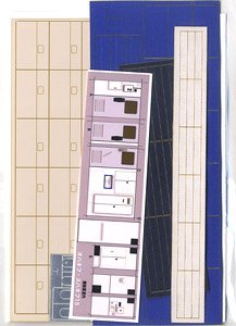 1/80(HO) Interior Parts Sheet Set for TOMIX HANEFU15/25 (Blue) (for TOMIX Series14 Type 15/Series24 Type 25) (for 1-Car) (Model Train)