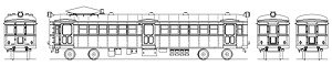 1/80(HO) `Kawasaki Shipyard Style` Train, Type C Kit (Unassembled Kit) (Model Train)