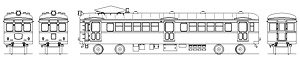 1/80(HO) `Kawasaki Shipyard Style` Train, Type D Kit (Unassembled Kit) (Model Train)
