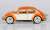 1966 Volkawagen Beetle with Rear Laggage Rack (Orange) (Diecast Car) Item picture2