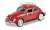 1966 Volkawagen Beetle (Red) with Roof Luggage Rack (Diecast Car) Item picture1