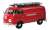 Volkawagen Type2 (T1) Delivery Van Fire Truck Red (ミニカー) 商品画像1