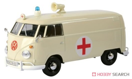 Volkawagen Type2 (T1) Delivery Van Ambulance White (ミニカー) 商品画像1