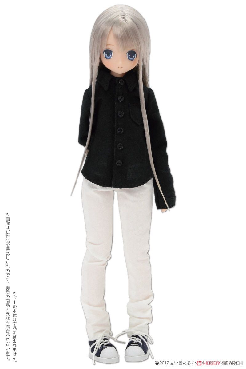 PNXS Long Sleeve Dress Shirt (Black) (Fashion Doll) Other picture2