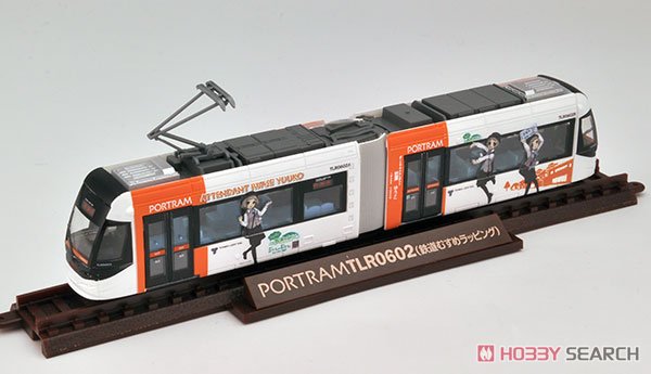 鉄道コレクション 富山ライトレール TLR0602 (鉄道むすめ2017ラッピングver.) (鉄道模型) 商品画像1