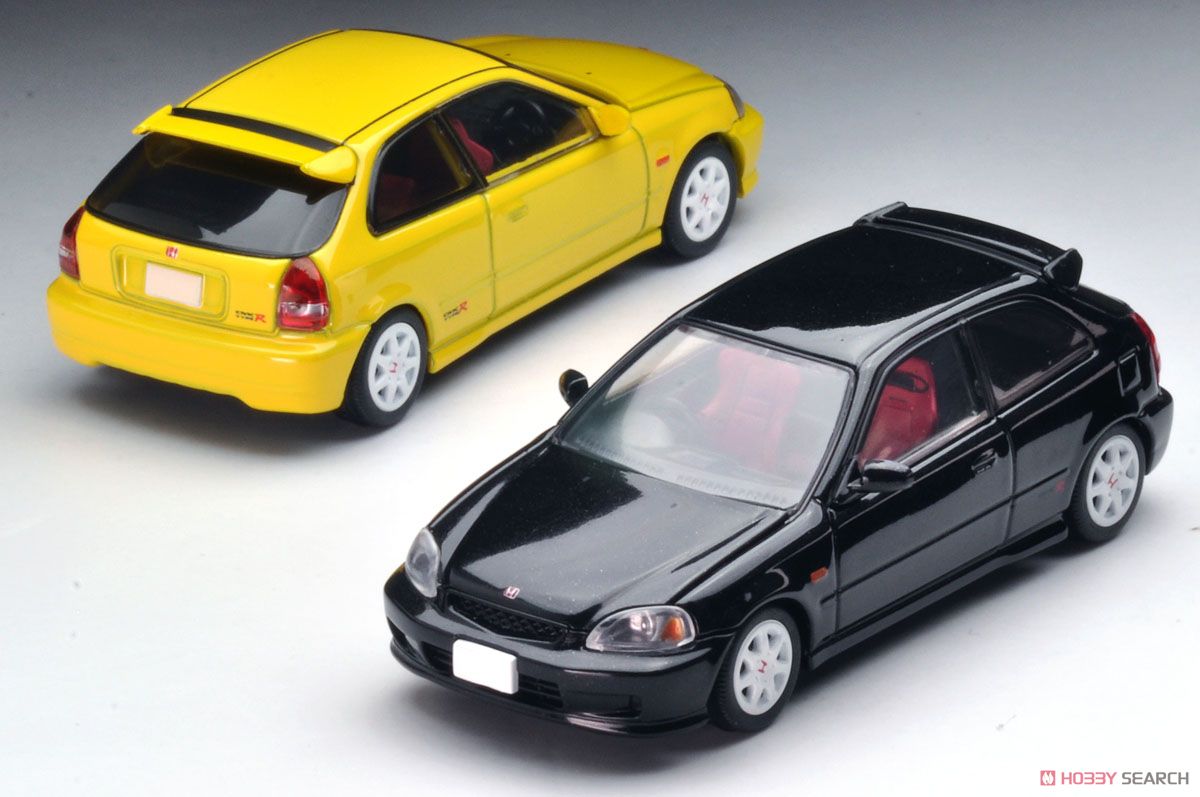 TLV-N165a Civic TypeR `99 (Yellow) (Diecast Car) Other picture1