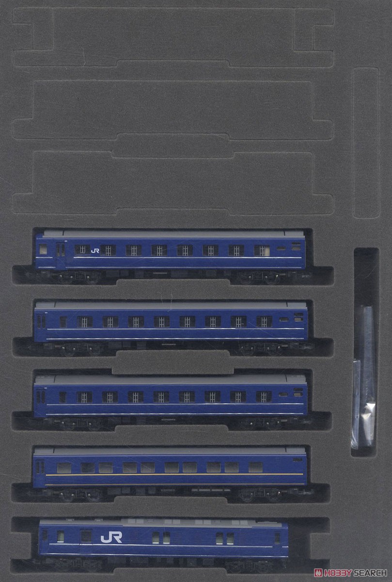 JR 24系25形 特急寝台客車 (日本海・JR西日本仕様) 基本セット (基本・5両セット) (鉄道模型) 商品画像1
