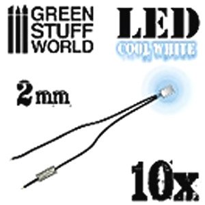 2mm LED Light Cool White (Material)