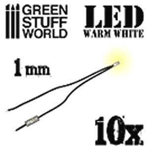 1mm LED Light Warm White (Material)