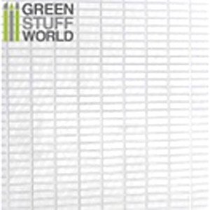 ABS Plasticard - OFFSET RECTANGLE Textured (素材)