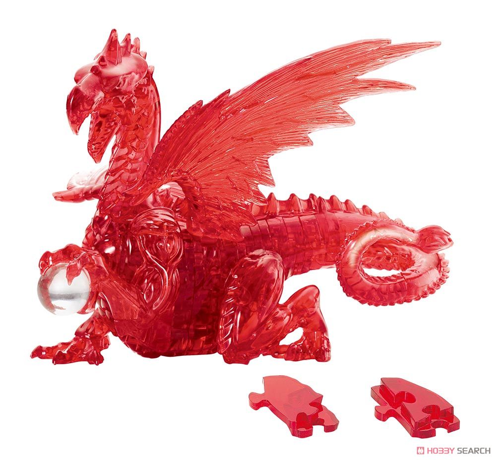 3D Jigsaw Puzzle Crystal Puzzle Red Dragon (Puzzle) Item picture1