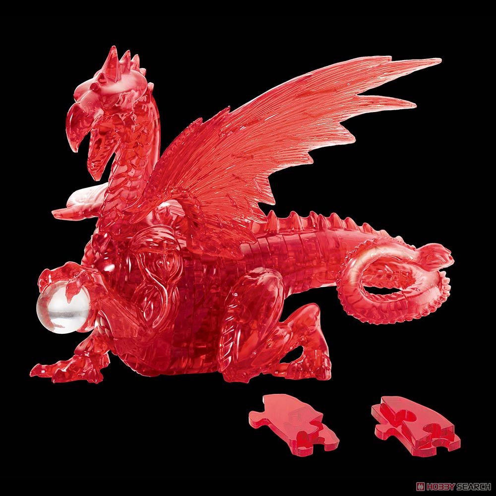 3D ジグソー クリスタルパズル レッドドラゴン (パズル、ちえのわ) 商品画像2