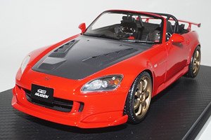 Honda S2000 Mugen GP Bronze Wheel New Formula Red (ミニカー)