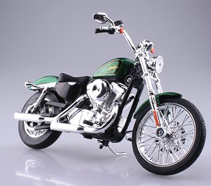 HARLEY-DAVIDSON 2013 XL 1200V セブンティーツー (グリーン) (ミニカー)
