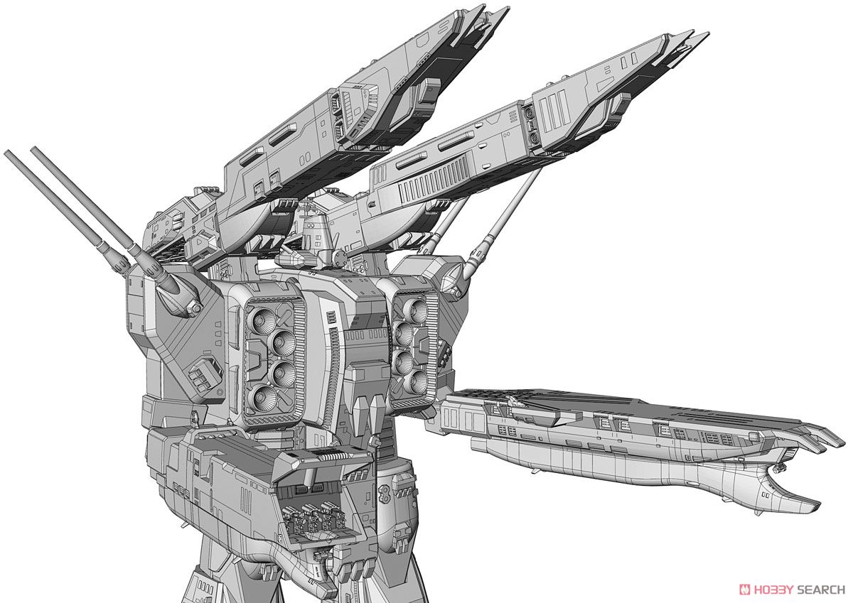 SDF-1 Macross Forced Attack Type w/Prometheus & Daedalus (Plastic model) Other picture2
