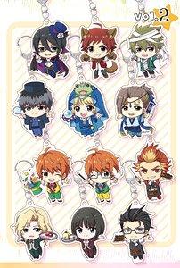 The Idolm@ster SideM Fortune Acrylic Key Ring Hug Love Ver. Vol.2 (Set of 12) (Anime Toy)