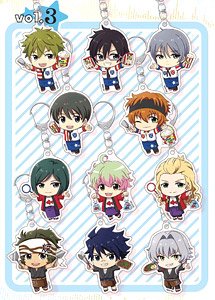 The Idolm@ster SideM Fortune Acrylic Key Ring Hug Love Ver. Vol.3 (Set of 11) (Anime Toy)