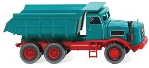 (HO) Kaelble ダンプトラック ウォーターブルー (鉄道模型)