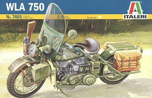 WW.II アメリカ陸軍 軍用バイク WLA 750 (プラモデル)
