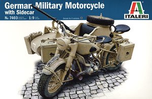 WW.II ドイツ軍 軍用サイドカー (プラモデル)